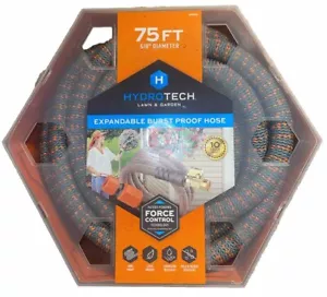 Hydrotech 5/8 In. x 75 Ft. Expandable Burst Proof Hose - Orange 8990C3 Hydrotech - Picture 1 of 2