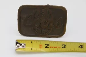 Vintage Coors Advertising Belt Buckle - Picture 1 of 4