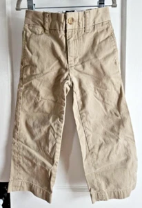 Vtg Polo by Ralph Lauren boy Sz Classic POLO chino pants 4/4T 100% cotton - Picture 1 of 10