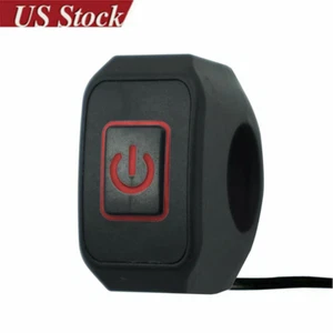 Motorcycle / Scooter Fog Light Flip Switch On Off DC 12V Handlebar Mounted 7/8" - Picture 1 of 6