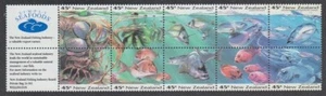 NEW ZEALAND MINT SET 1993 FISH BOOKLET SET OF 10 (ID: 063/NZSB1107M) - Picture 1 of 1