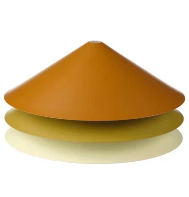 Ikea TESAMMANS Pendant lamp shade OnlyMulticolor metal cones, 13 1/4" NEW In Box - Image 1 of 4