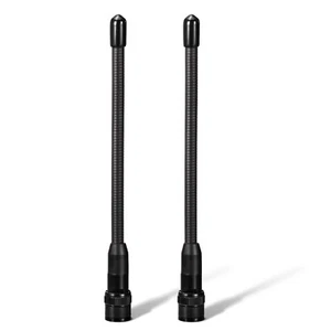 2x BNC Handheld Scanner Antenna Dual Band 144/430MHz VHF UHF Flexible Ham Radio - Picture 1 of 14