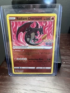 Pokémon JCC Radiant Charizard Pokemon GO 011/078 Holo Radiante Raro - Imagen 1 de 3