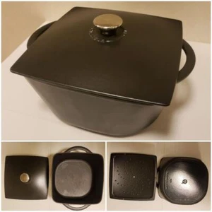 Chasseur Black Cocotte Calonde 24cm 5.5L Enamel Made in France - Picture 1 of 7