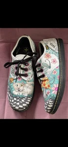 Dr Martens Vintage Canvas graffiti Shoes Size 8M - Picture 1 of 1