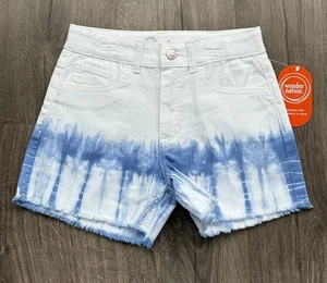 Wonder Nation Little Girls White Frayed Hem Fashion Shorts Size 8 New With Tags - Picture 1 of 9