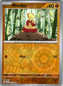 Mienfoo Reverse Holo 052/086 SV: White Flare Common - NM - Picture 1 of 2