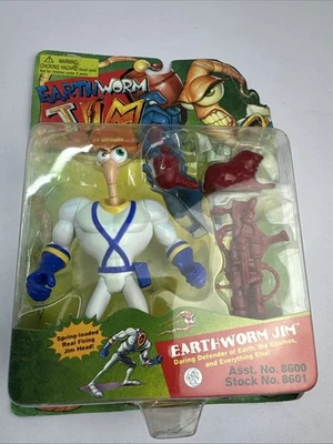 Figura de acción Earthworm Jim 1994 Playmates sellada (LEER) Foto 1 de 4