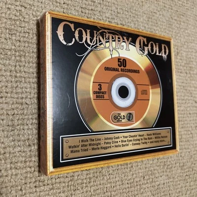 Country Gold 50 Original Recordings 3 CDs (The Gold Series) Free Shipp - Image 1 of 4