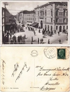 PORDENONE - VIA MAZZINI UND PIAZZA CAVOUR - REISEN 1938 -24066- - Bild 1 von 1