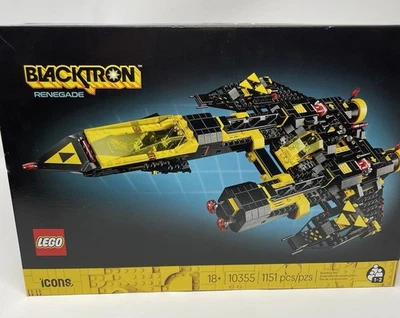 Lego Icons Blacktron Renegade 10355 Sapceship clásico juego de construcción nostálgico Foto 1 de 2