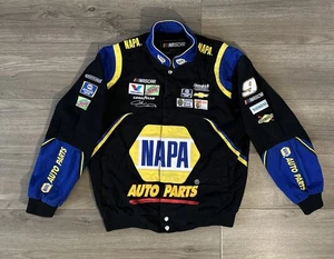 Vintage JH Design Chase Elliott NAPA NASCAR Twill Racing Jacket Mens Medium - Picture 1 of 23