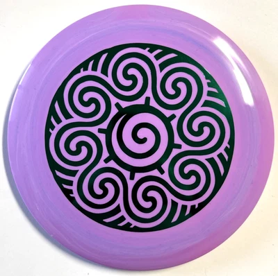 Discmania Lux Instinct Purple/Blue Swirls Stamp 178g Scaled (Eternal Wave) New - Image 1 of 3
