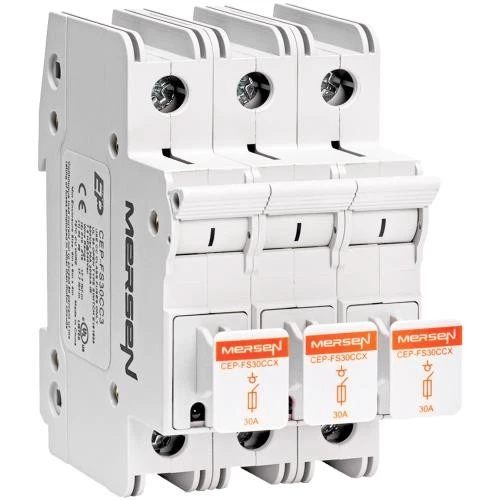 MERSEN CEP-FS30CC3, Compact Fused Disconnect Switch, 600V, 30A, 3 pole