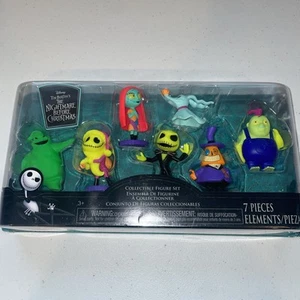 Disney The Nightmare Before Christmas 7 Figure Toy Set Tim Burton NEW - Picture 1 of 7