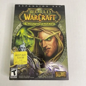 World of Warcraft The Burning Crusade PC 4 discos caja grande completa Blizzard 2007 - Imagen 1 de 11