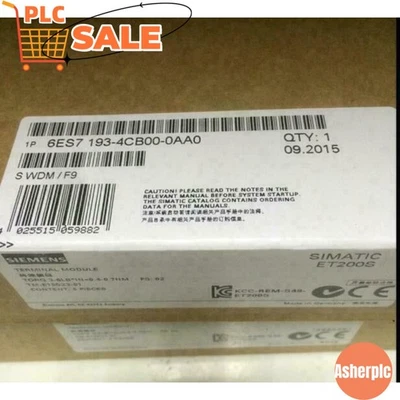 New Siemens 6ES7 193-4CC20-0AA0 6ES7193-4CC20-0AA0 Terminal module for ET 200S - Image 1 of 4