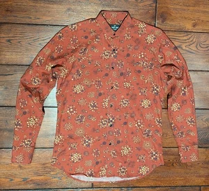 Robert James New York Herren Western Pearl Snap Langarm Hemd mit Knopfleiste Größe S - Bild 1 von 21