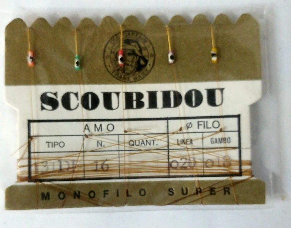OLD CAPTAIN scoubidou 5 ami col.oro coregone lavarello trota - Immagine 1 di 1