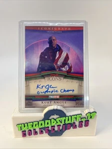 Kurt Angle TNA Icons 16/25 Inscrito Campeón Olímpico Autógrafo 🔥🔥 - Imagen 1 de 6