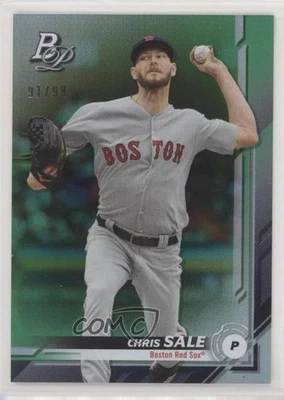 2019 Bowman Platinum Wal-Mart Green Foil /99 Chris Sale #78 - Image 1 of 2