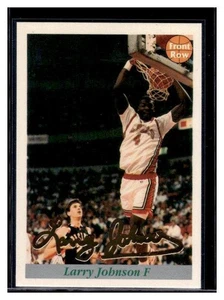 1992 Front Row 24 Karat Gold Signature #1 Larry Johnson /2000 w/COA  J-B - Picture 1 of 4