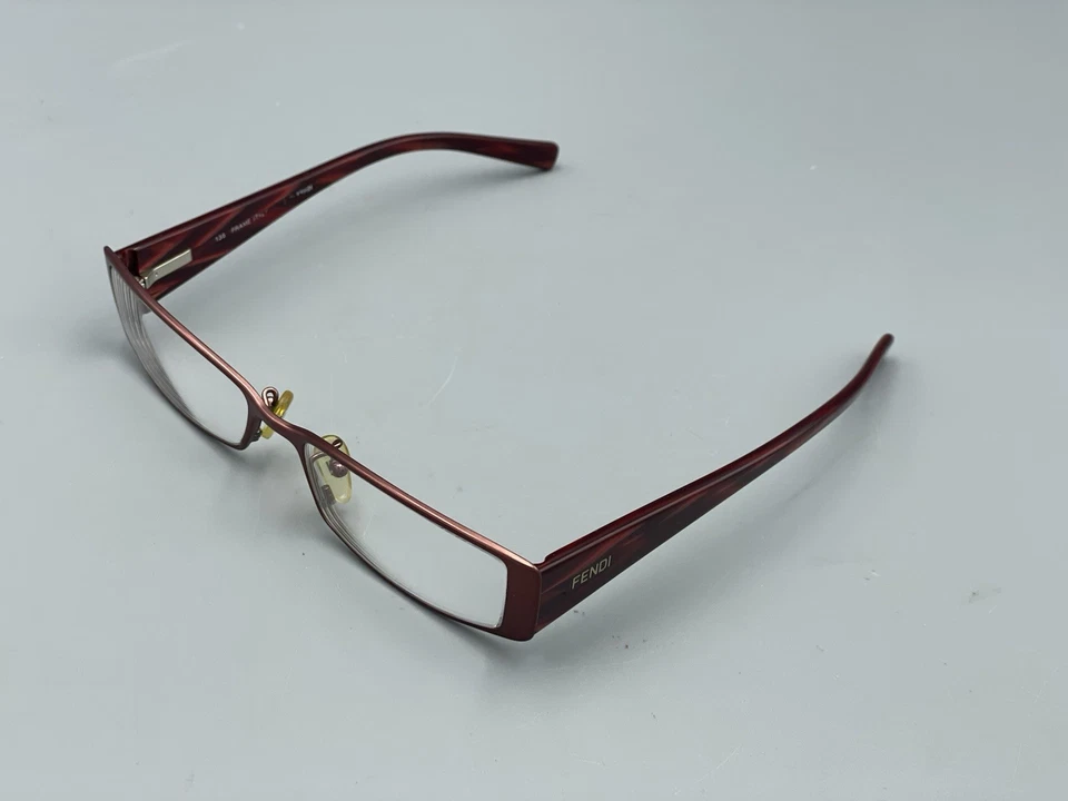 Gafas Fendi F602 210 52¤16 135 marrón borgoña "solo marco" - Rx desconocido Foto 1 de 4