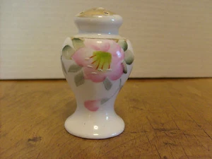 Salero Noritake Azalea ÚNICO sello verde Japón rosa con adornos dorados - Imagen 1 de 2