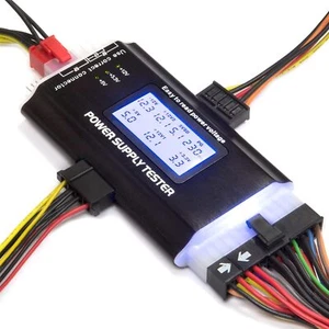 Cyfrowy tester zasilania z wyświetlaczem LCD do Atx Itx Hdd Sata i Btx - Zdjęcie 1 z 8
