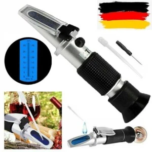 Refraktometer Bier Brauer Wein Winzer Alkohol Zucker Gehalt Brix: 0-32% Brauer - Bild 1 von 11