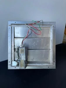 Motorized Damper 14"x14" with Multiproducts Motor 110/240v with 3 ea 4" vanes - Picture 1 of 1