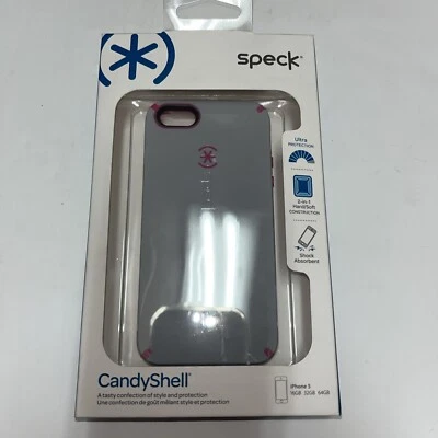 Funda Speck Candyshell iPhone 5/5s - Gris Guijarro/Rosa Frambuesa  Foto 1 de 2