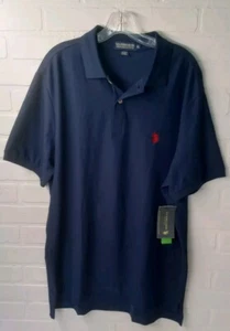 U.S. Polo Assn. Kurzarm Poloshirt Gr. XL dunkelblau neu mit Etikett - Bild 1 von 7
