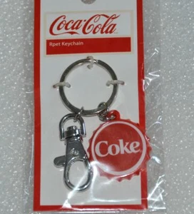 Original Coke Plastic Key Chain w/ Big Clasp Coca Cola Red - Picture 1 of 1