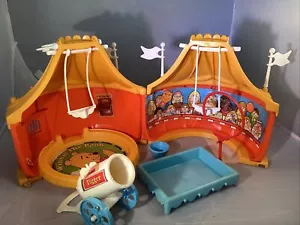 Vintage Weebles Wobble 1977 Hasbro Big Top Circus Tent With Swings - Picture 1 of 19