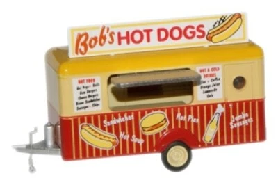 Oxford 76TR001 Bob's Caldo Cani Mobile Rimorchio Die Cast Modello 1/76 Scala = - Immagine 1 di 4