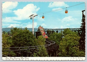 Six Flags Runaway Mine Train Skyway Eureka MO 4 x 6 Unposted Postcard (H700011) - Picture 1 of 2