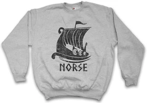 JERSEY SUDADERA VIKINGO VII Barco Dragón Vikingos Nórdico Odín Thor Valhalla - Imagen 1 de 1