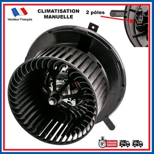 Ventilateur Moteur Habitacle Chauffage Clim MANUELLE pour TIGUAN TOURAN SHARAN - Imagen 1 de 10
