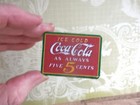 COLA SIGN ~ VINTAGE IMAGE ~ DOLLHOUSE MINIATURES