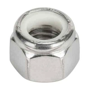 (4) 5/8-18 Edelstahl Nylon Einsatz Sicherungsmuttern Feingewinde 5/8x18 Mutter - Bild 1 von 1