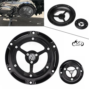 RSD Black Clarity Engine Derby Timer Cover For Harley Sportster XL883 1200 48 72 - Picture 1 of 10