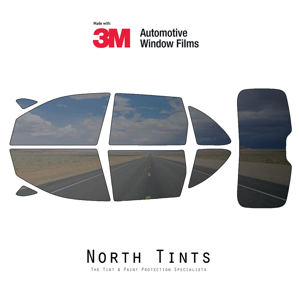 Película de vidrio tinte ventana precortada estable color 3M para Porsche Cayenne 2011-2018 Foto 1 de 4