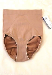 IZOD Extra Control High Waisted Rear Lifting Brief, Size M, Color Nude, NWT - Picture 1 of 9