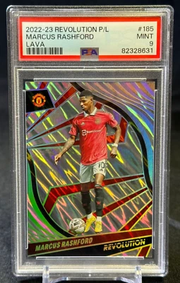 Marcus Rashford 2022-23 Panini Revolution Premier League Soccer Lava #/10 PSA 9 - Image 1 of 2