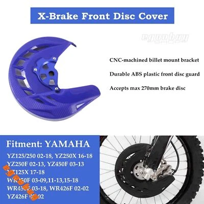 Cubierta de disco delantera CNC X-Brake para Yamaha WR250F 03-09 WR450F 03-18 YZ450F 03-13 Foto 1 de 4