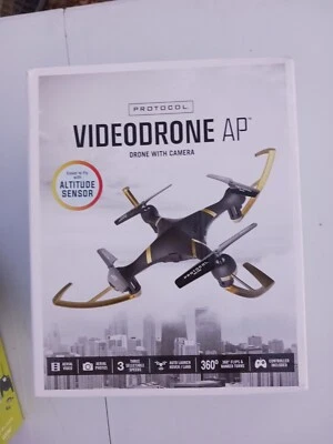 Protocol 6182-5NXB VideoDrone AP Drone with Remote Controller - Black/Gold - Image 1 of 4