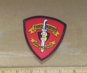 US Marine Corps - 3rd Marine Regiment Embroidered Patch - Picture 1 of 1
