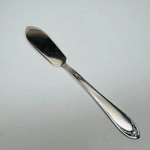 Vtg 1847 ROGERS IS "LOVELACE" Silverplate MASTER BUTTER KNIFE 6-3/4" - Picture 1 of 2